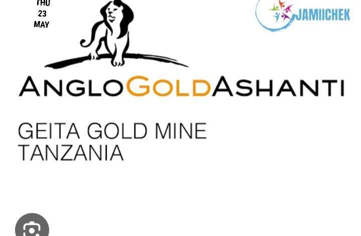 Image shows geita gold mine logo: Geita Gold Tanzania Mine Limited, Jobs in Tanzania